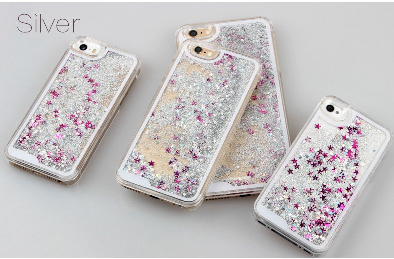 Silver Glitter iPhone Case