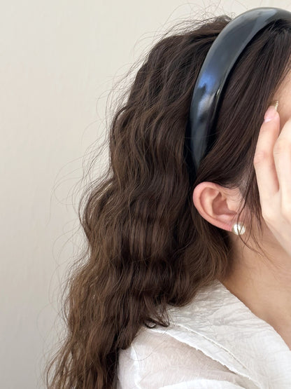 Leather Wide Headband